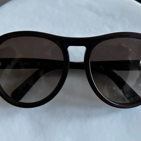 Chloe - "Ruby" Aviator Sunglasses: NWOT - Picture 4 of 10